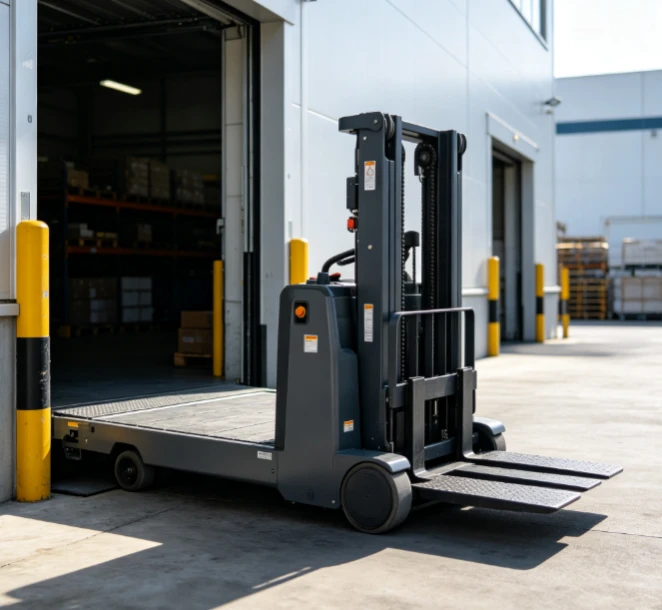 Side-Entry Platform Pallet Truck
